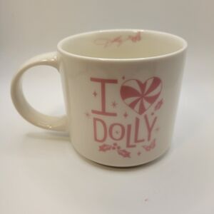I Love Dolly Pink Mug DOLLY PARTON I Love Dolly Coffee Mug White Ceramic 16oz